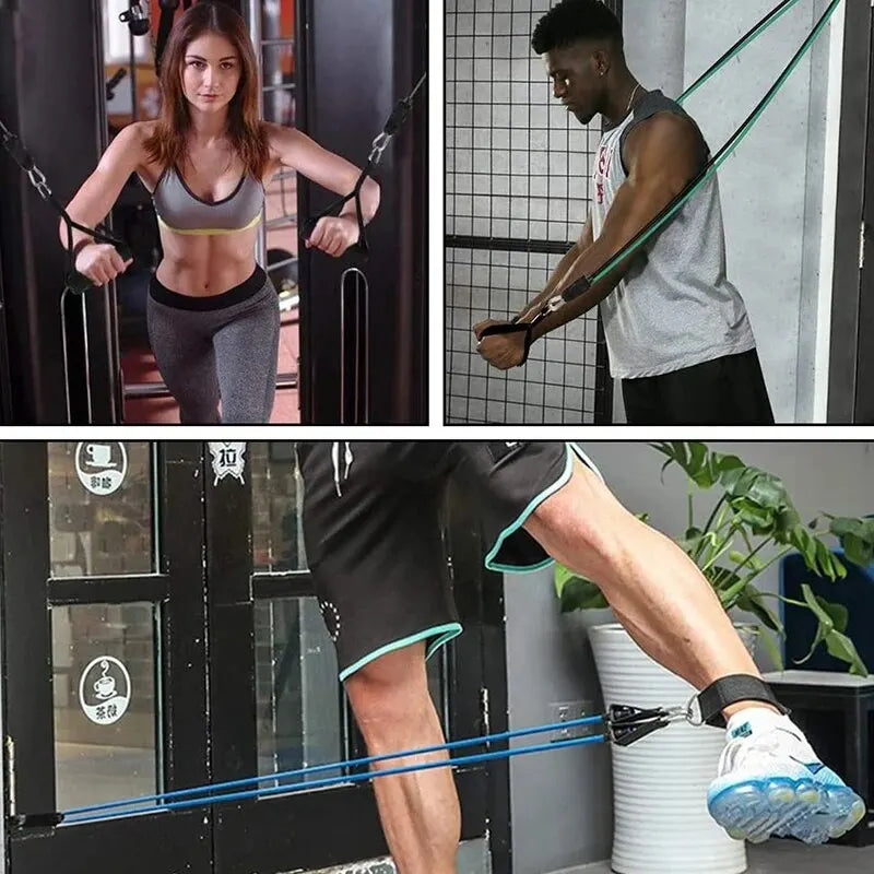 Resistance Workout Bands With Handles