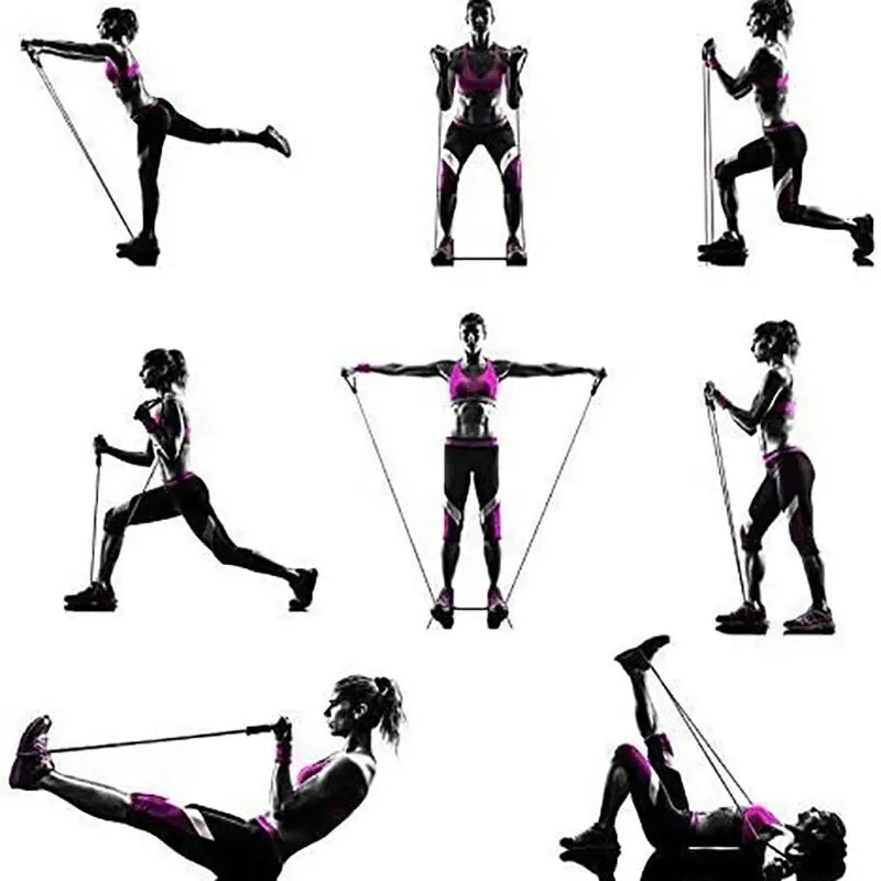Resistance Workout Bands With Handles